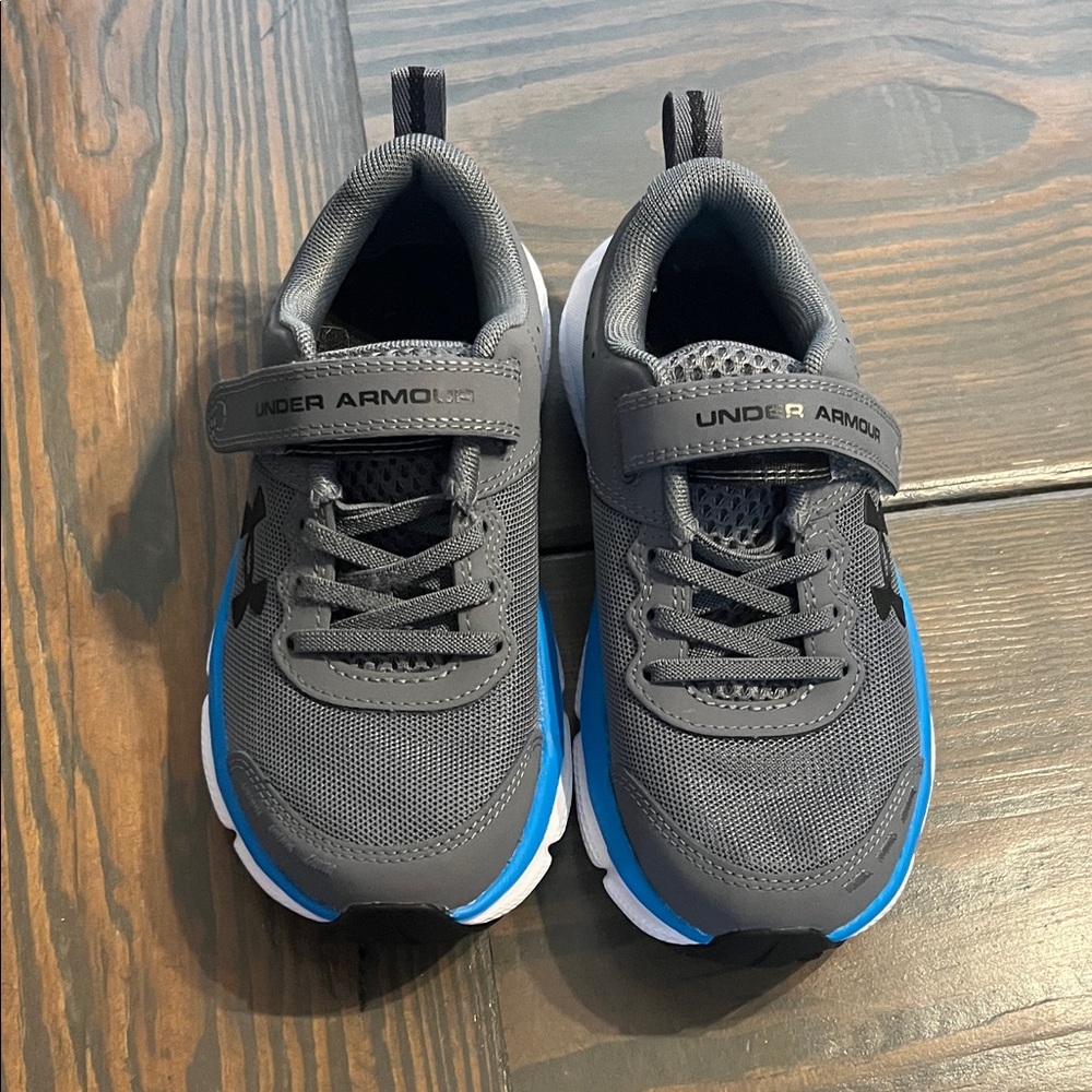 Under Armour Kids' Sneakers in Gray and Blue